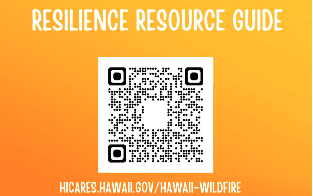 QR Code Link to Relief Resources MAUI Fires