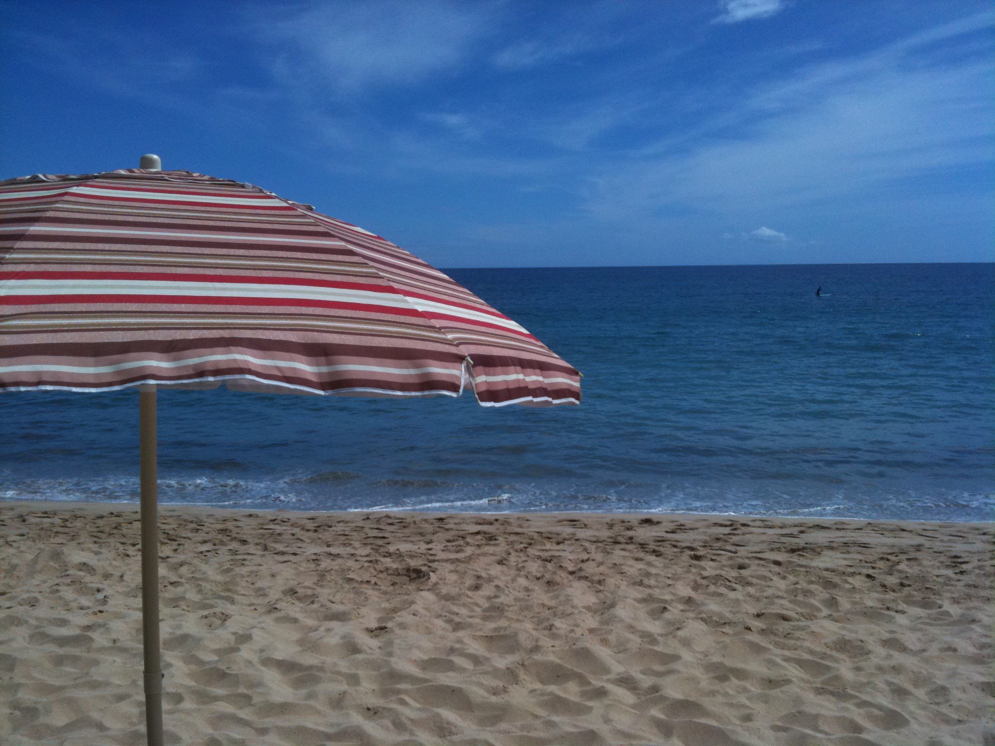 Umbrella Hulopoe Beach Lanai Hawaii