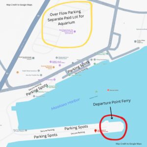 Credit Google Maps Marked Map Maalaea Harbor Lost on Lanai Maui Hawaii