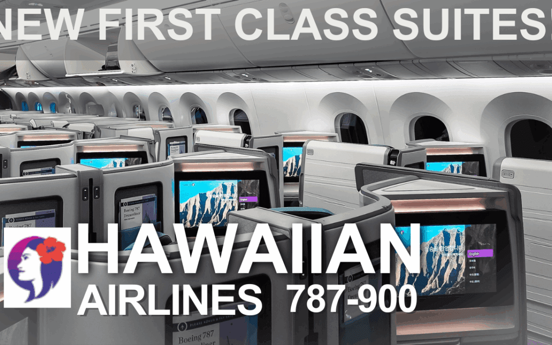 Hawaiian Airlines 787 Flying First Class – Video Trip Report