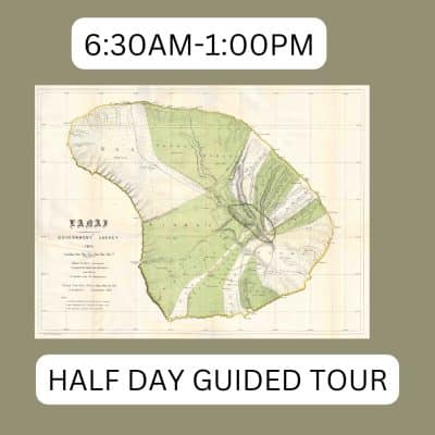 Lanai Guided Tour - Half Day Guided Trekker Tour and Round Trip Ferry Tickets - 6:30AM-1:00PM